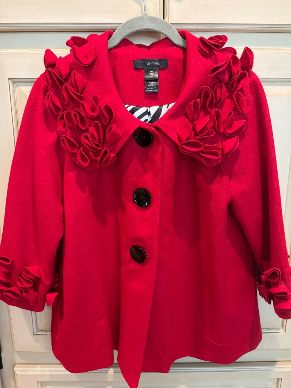 Ali Miles 3/4 sleeve jacket/coat